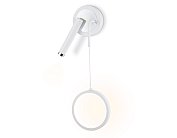Настенный светодиодный светильник WH/CH белый/хром 10W 4200K 500*227*90 Ambrella light FL51651/1+1