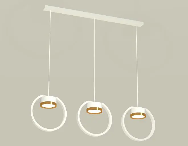Подвесной светильник Ambrella light XB9106103/3 SWH/PYG Подвесной светильник Ambrella light XB9106103/3 SWH/PYG