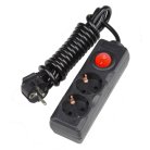 Розеточные блоки, удлинители Uniel S-GCD2-3B BLACK Standard