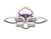 Потолочный светодиодный светильник с пультом Ambrella light FA2835 Ice