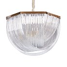 Люстра Delight Collection A001-800 L12 brass/clear Murano Glass