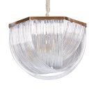 Люстра Delight Collection A001-800 L12 brass/clear Murano Glass