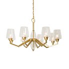 Подвесная люстра Millipede D87 Transparent ImperiumLoft 208446-28 105469-28