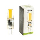 Лампа светодиодная G4 3W 230V 4000K Feron 51168 LB-423