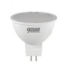Лампа светодиодная Gauss 13521 GU5.3 11W 4100K матовая Elementary MR16
