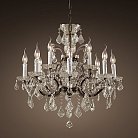 Подвесная люстра 19TH C. ROCOCO IRON &amp; CLEAR CRYSTAL 12 ImperiumLoft 107428-22 40.2221