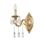 Бра с хрустальными подвесками Bohemia Ivele Crystal AL7901B10/1/175 A G AL7901