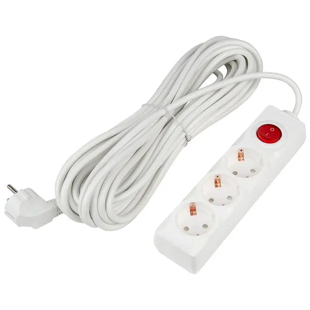 Розеточные блоки, удлинители Uniel S-GCU3-10B WHITE Ultra