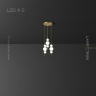 Готовая комбинация светильников KLABBE MORE 9 ламп Lampatron klabbe-more-9 7669-21487