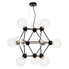 Подвесной светильник Lumina Deco LDP 160N-12 BK+PR Zodiak