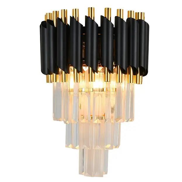 Настенный светильник NATALI KOVALTSEVA DARIAN 76017/2W GOLD BLACK