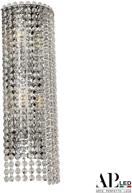 Бра светодиодные хрустальные APL LED SH500.B5.16-45.A.Ni.E14 Sicilia Бра светодиодные хрустальные APL LED SH500.B5.16-45.A.Ni.E14 Sicilia