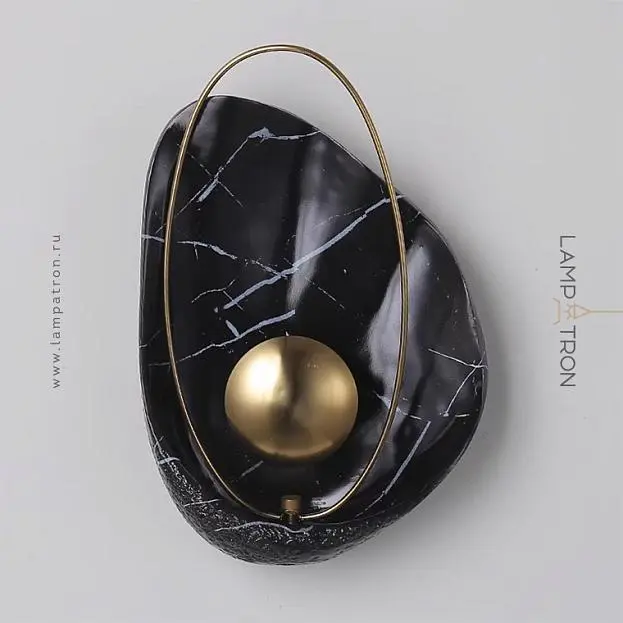 Бра CLAM Цвет черный. Теплый свет Lampatron 1909-2519 Бра CLAM Цвет черный. Теплый свет Lampatron 1909-2519
