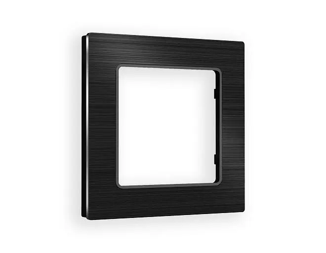 Рамка Platos (Черный Металл шлифованный) 1-ая Ambrella Volt AF550501 ALFA Рамка Platos (Черный Металл шлифованный) 1-ая Ambrella Volt AF550501 ALFA