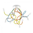 Потолочная люстра Ideal Lux 159010 MULTIFLEX PL8 COLOR
