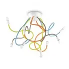 Потолочная люстра Ideal Lux 159010 MULTIFLEX PL8 COLOR