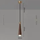 Подвесной светильник TOSS Темное дерево. Трехцветный свет Lampatron 8931-25276