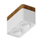 Накладной светодиодный светильник Ledron TUBING 2 Wooden 30 White