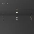 Подвесной светильник ADILS 3 лампы Lampatron adils-3 7555-21121