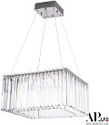 Люстра светодиодная хрустальная APL LED SH10.42.A.Ni.4000 Sicilia