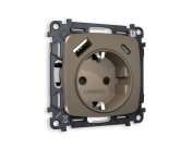 Комплект механизма электрической розетки Ambrella Volt MO640010 QUANT