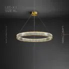 Кольцевые люстры и светильники BERTOLDA Одно кольцо. 100 см. Цвет Золото Lampatron 6266-23289