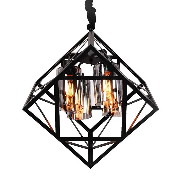 Подвесной светильник Lumina Deco Brutte LDP 11339-4 BK Подвесной светильник Lumina Deco Brutte LDP 11339-4 BK