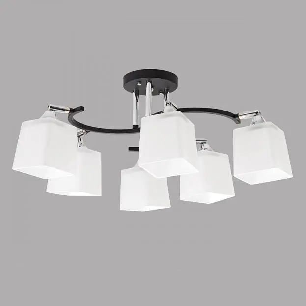 Потолочная люстра Imex MD.6106-6-S-BK+CH Потолочная люстра Imex MD.6106-6-S-BK+CH