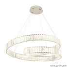 Подвесной светодиодный светильник Crystal Lux Musika SP120W Led Chrome