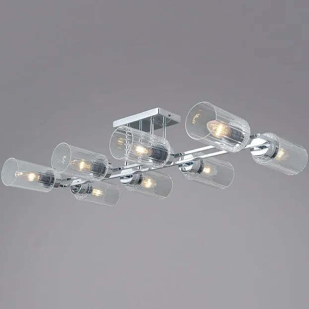 Потолочная люстра ILLUMICO IL0780-8CSQ-25 CR NAPLES Потолочная люстра ILLUMICO IL0780-8CSQ-25 CR NAPLES