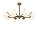 Люстра на штанге Freya FR5173PL-08BS Moonrock