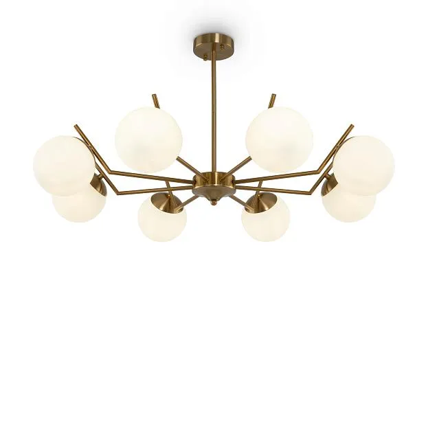 Люстра на штанге Freya FR5173PL-08BS Moonrock