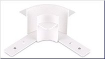 Круглый угол-соединитель для встраиваемого шинопровода Donolux L round corner DLS InW Slim Line
