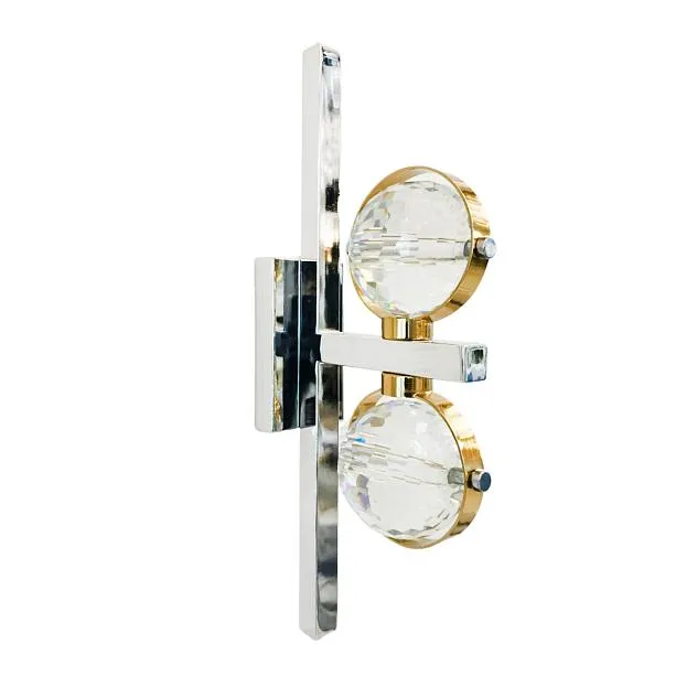 Бра Lumina Deco LDW 6064-2 CHR Kompass Бра Lumina Deco LDW 6064-2 CHR Kompass