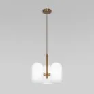 Подвесной светильник со стеклянными плафонами Eurosvet 50357/3 латунь a065660 Bambola