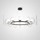 Кольцевые люстры и светильники HAUKUR Lampatron 7715-21625