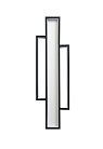 Бра Crystal Lux SOBRE AP35W LED H600 V2 BLACK