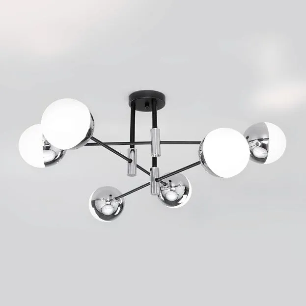 Потолочная люстра Eurosvet 70129/6 хром Nuvola a057081