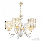 Люстра подвесная с плафонами 306067/5 Wh/Gd Arte Milano Florentia