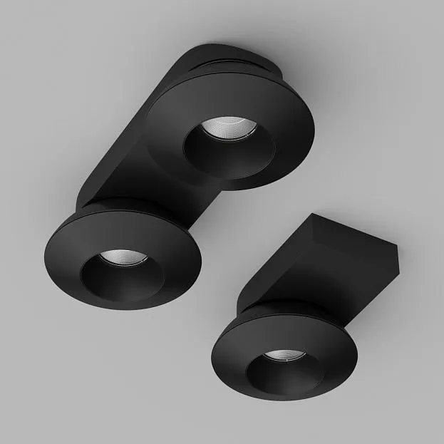 Накладной светильник Ledron KRIS SLIM Black