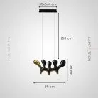 Подвесной светильник REUBEN Цвет черный Lampatron reuben-black 9025-25675