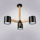 Люстра MALMO 3 плафона. Цвет черный. Lampatron 534-2104