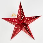 Световая фигура Uniel ULD-H4545-005/STA/2AA WARM WHITE IP20 RED STAR