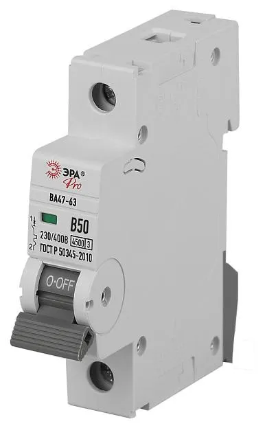 Автоматический выключатель ЭРА VA63-1P50B4.5