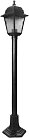 Наземный фонарь Uniel UUL-A01T 60W/E27 IP44 BLACK SILVER