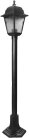 Наземный фонарь Uniel UUL-A01T 60W/E27 IP44 BLACK SILVER