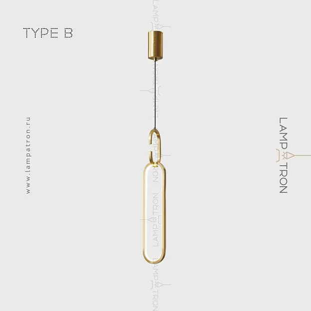 Подвесной светильник BERGEN Тип B. Цвет Латунь Lampatron 6360-17094 Подвесной светильник BERGEN Тип B. Цвет Латунь Lampatron 6360-17094