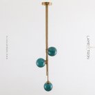 Подвесной светильник MOTEL A Цвет плафонов зеленый. Lampatron motel-a-green 2281-6326