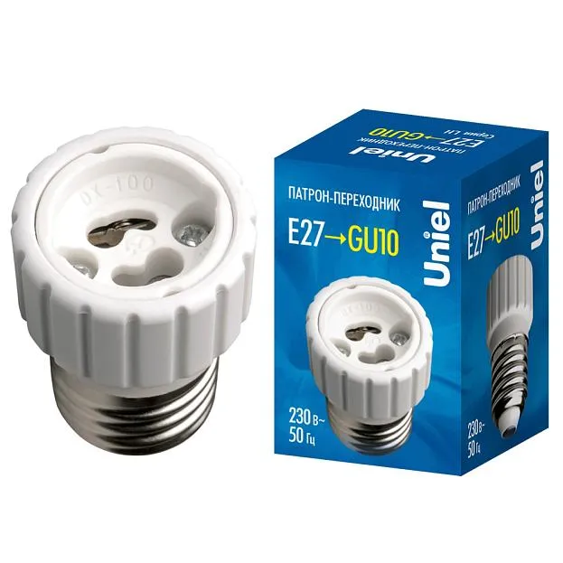 Патрон переходник Uniel LH27-GU10L LH