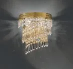 Потолочная люстра Reccagni Angelo Twister 2L WL Gold Settat